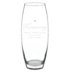 Personalised Any Message Heart Motif Glass Bullet Vase - Image 4
