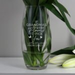 Personalised 'If (Role) Were Flowers' Glass Bullet Vase