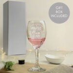 Personalised 'Just Another Manic Mum Day' Wine Glass - Image 2