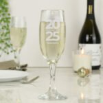 Personalised 'Class of' Graduation Glass Champagne Flute