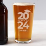 Personalised 'Class of' Graduation Pint Glass - Image 4