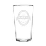 Personalised Any Message Beer Label Design Pint Glass - Image 7