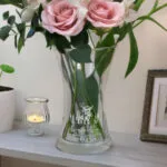 Personalised Highland Cow Design Glass Waisted Vase - Image 4
