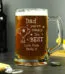 P0107J17 Personalised 'You're Simply The Best' Trophy Motif Pint Stern Glass Tankard