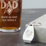 Personalised 'Super Dad' Pint Glass & Bottle Opener Gift Set - Image 4