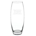 Personalised Any Message Tapered Glass Bullet Vase - Image 8