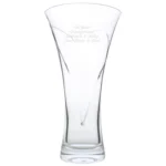 Personalised Any Message Large Hand Cut Diamante Heart Glass Vase - Image 4