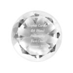 Personalised Any Message Diamond Paperweight - Image 7