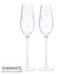 Personalised Hand Cut Little Hearts Motif Pair of Glass Champagne Flutes + Gift Box - Image 8
