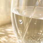 Personalised Little Hearts Motif Hand Cut Pair of Glass Champagne Flutes + Gift Box - Image 2