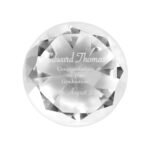 Personalised Any Message Diamond Glass Paperweight - Image 5