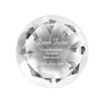 Personalised Any Message Diamond Glass Paperweight - Image 6