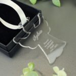 Personalised Any Message Hanging Acrylic Angel Shaped Decoration - Image 5