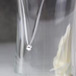 Personalised Botanical Design Large Hand Cut Diamond Effect Heart Glass Vase - Image 2