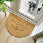 Personalised 'Home Sweet Home' Half Moon Coir Indoor Doormat - Image 4