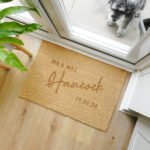 Personalised Any Message Couples Rectangle Coir Indoor Doormat - Image 6