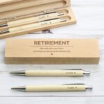 Personalised Any Message Classic Wooden Pen & Pencil Box Set - Image 2