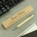 Personalised Any Message Wooden Pen & Gift Box Set - Image 5