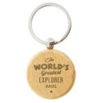 Personalised 'The World's Greatest' Wooden Keyring - Image 7