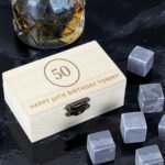Personalised Birthday Whisky Cooling Stones + Storage Box
