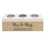 Personalised Any Message Wooden Triple Tea Light Candle Box - Image 8