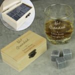 Personalised 'No.1' Whisky Cooling Stones & Glass Tumbler Set - Image 6