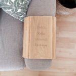 Personalised Any Message Wooden Sofa Tray - Image 3