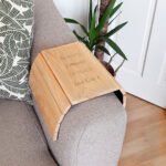 Personalised Any Message Wooden Sofa Tray - Image 4