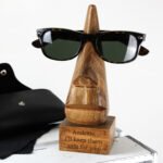 Personalised Any Message Wooden Nose-Shaped Glasses Holder - Image 2