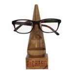 Personalised Name Only Wooden Nose-Shaped Glasses Holder - Image 5