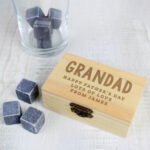 Personalised Name & Message Whisky Cooling Stones + Storage Box - Image 4