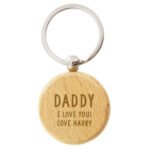 Personalised Any Message Wooden Keyring - Image 7