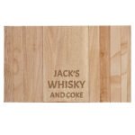 Personalised Large Text Any Message Wooden Sofa Tray - Image 2