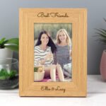 Personalised Any Message 4x6 Portrait Wooden Photo Frame - Image 4