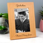 Personalised Any Message 4x6 Portrait Wooden Photo Frame - Image 5