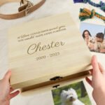 Personalised Pet Memorial Large Wooden Keepsake Box - Image 3