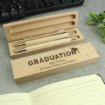 Personalised 'Graduation' Wooden Pen & Pencil Set - Image 2