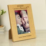 Personalised 'You Are So Loved' 4x6 Portrait Oak Finish Photo Frame - Image 2