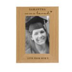Personalised 'You Are So Loved' 4x6 Portrait Oak Finish Photo Frame - Image 4