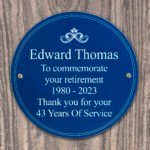 Personalised Any Message Heritage Plastic Plaque
