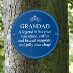 Personalised Any Message Heritage Plastic Plaque - Image 2