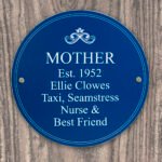 Personalised Any Message Heritage Plastic Plaque - Image 4