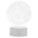 Personalised Football Themed LED Colour Changing Desk Night Light - Image 9