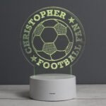 Personalised Football Themed LED Colour Changing Desk Night Light - Image 6