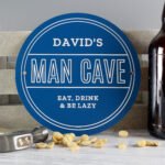 Personalised 'Man Cave' Heritage Design Plastic Plaque - Image 2