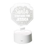 Personalised 'Santa Stop Here For...' LED Colour Changing Night Light - Image 10