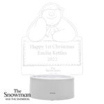 Personalised The Snowman LED Colour Changing Decoration & Night Light - Image 8