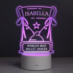 Personalised Trophy Design LED Colour Changing Night Light - Image 3