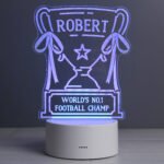 Personalised Trophy Design LED Colour Changing Night Light - Image 5