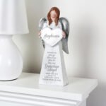 Personalised 'Guardian Angel Watch Over You' Memorial Resin Angel Ornament - Image 3